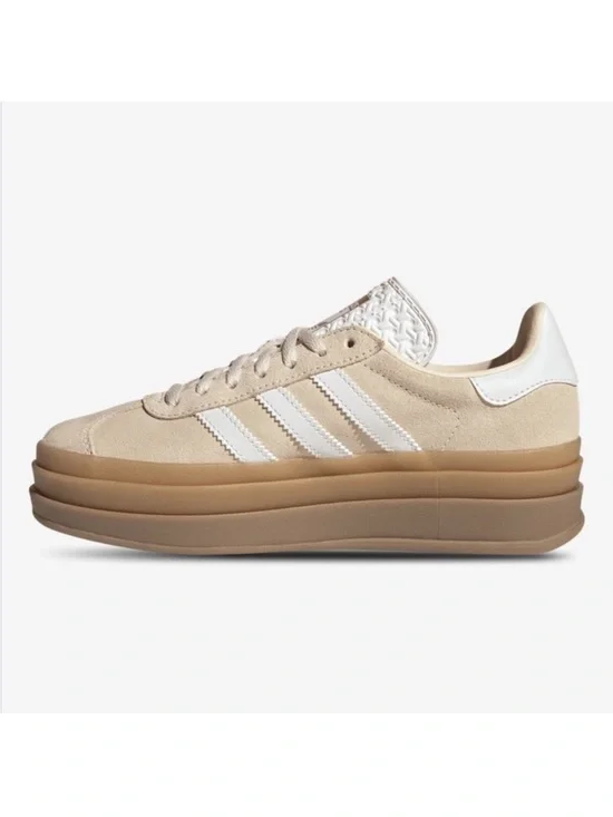 adidas Gazelle Bold J Wonder White / Gum - Picture 3 of 9
